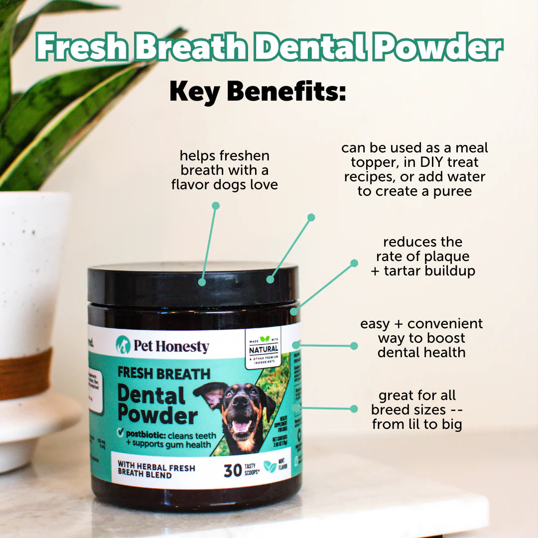 Fresh Breath Dental Powder for Dogs