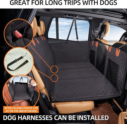 J-Pet Central™ Back Seat Extender & Dog Car Seat Cover