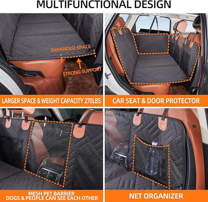 J-Pet Central™ Back Seat Extender & Dog Car Seat Cover
